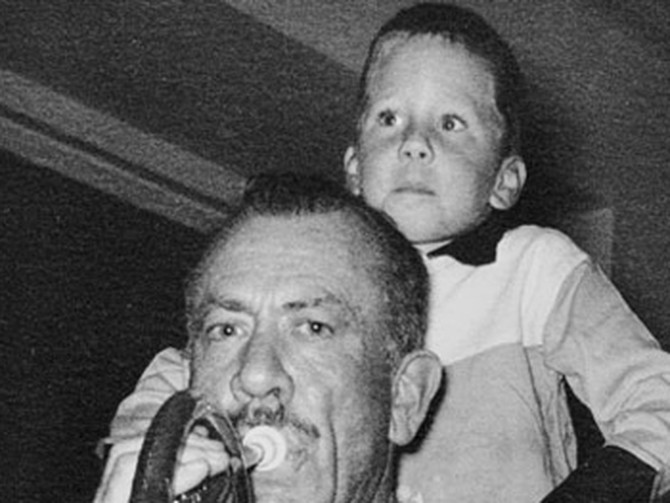 John Steinbeck and son