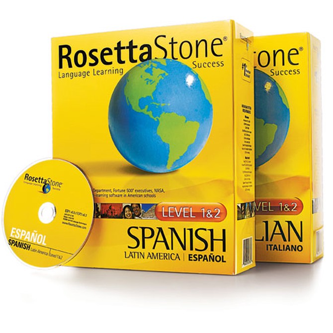 Rosetta Stone Language Classes on CD