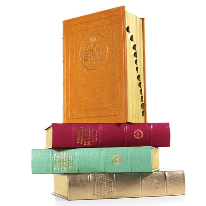 Merriam-Webster Leather-Bound Dictionary