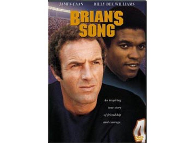 James Caan and Billy Dee Williams star in Brian's Song.