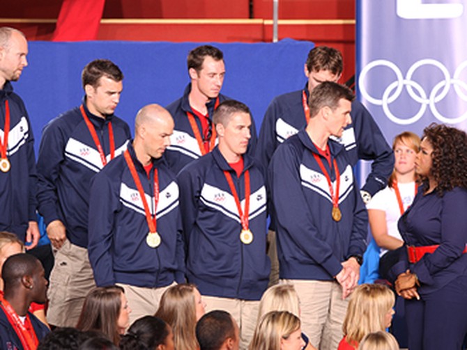 The U.S. men's volleyball team