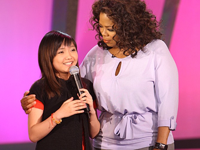 Oprah and Charice Pempengco