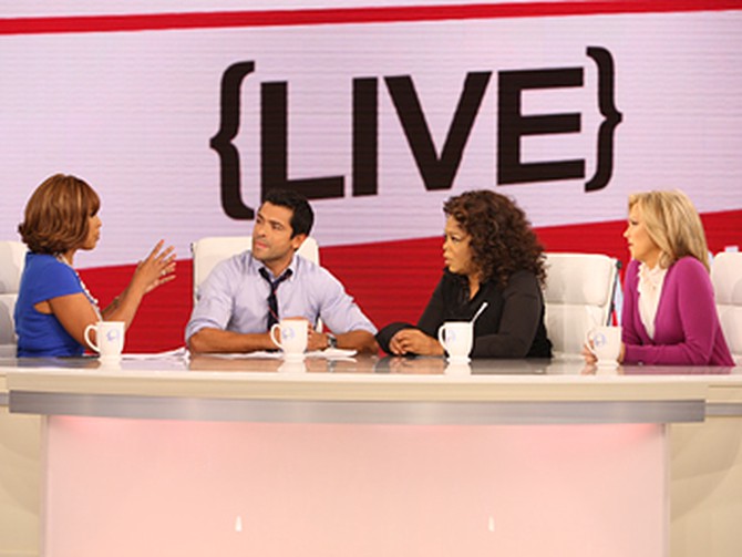 Oprah, Gayle King, Ali Wentworth and Mark Consuelos