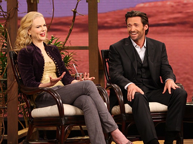 Nicole Kidman and Hugh Jackman talk about their love scenes.