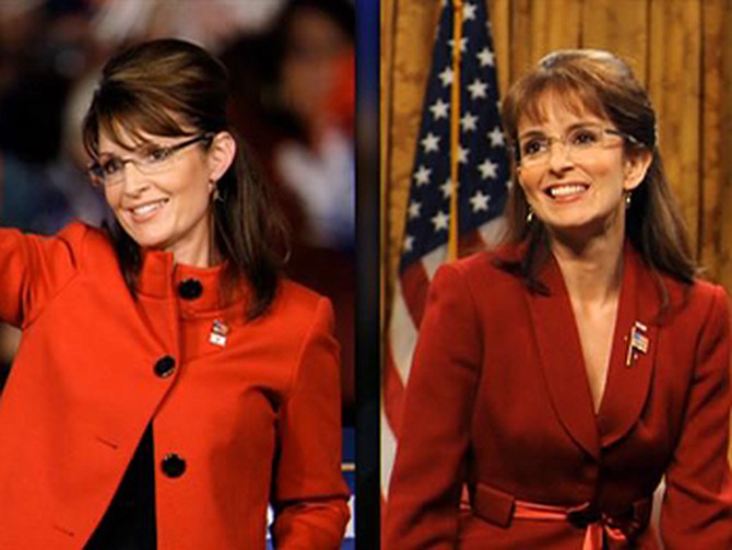 Tina Fey and Governor Sarah Palin