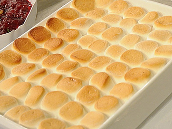 Cristina Ferrare's recipe for Sweet Potatoes with Marshmallows