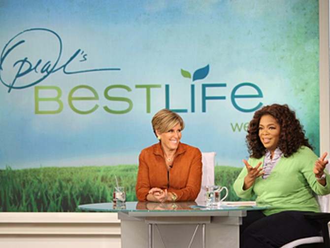 Suze Orman and Oprah