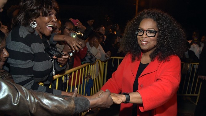 Oprah Winfrey attends a special screening of 'Selma' in Selma, Alabama