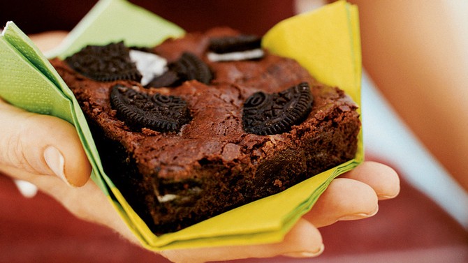 Outrageous Oreo Crunch Brownies