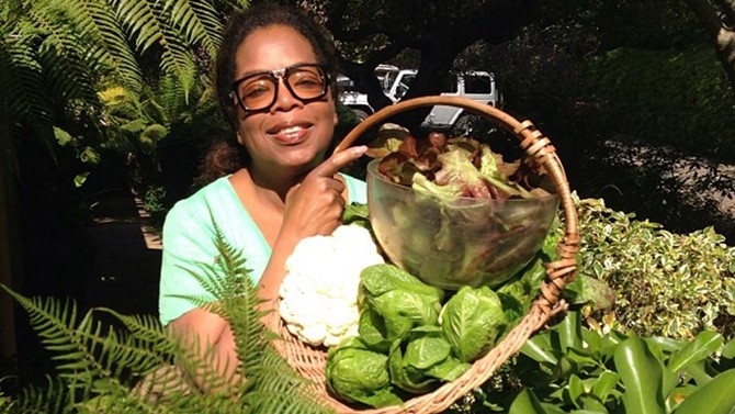 oprah and cauliflower