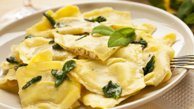 Pasta with Sage-Butter Sauce