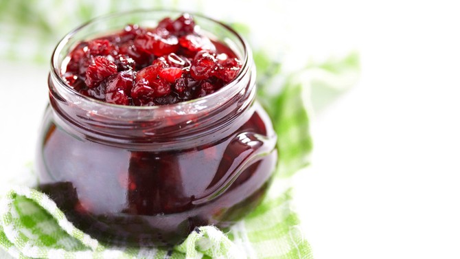 Candied Cranberry and Crystallized Ginger Chutney