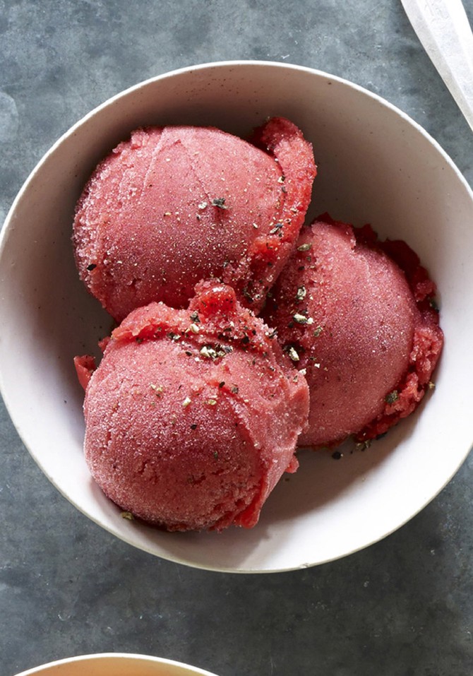 Oprah's Strawberry Sorbet Recipe