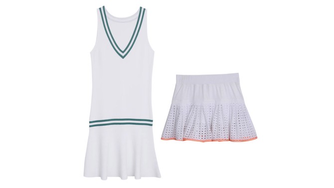 tennis dress and skirt