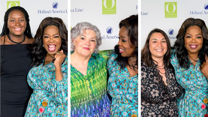 oprah with o magazine readers