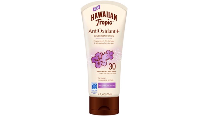 Hawaiian Tropic Antioxidant + Sunscreen Lotion with SPF 30