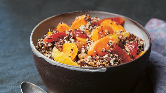 cardamom-orange quinoa recipe