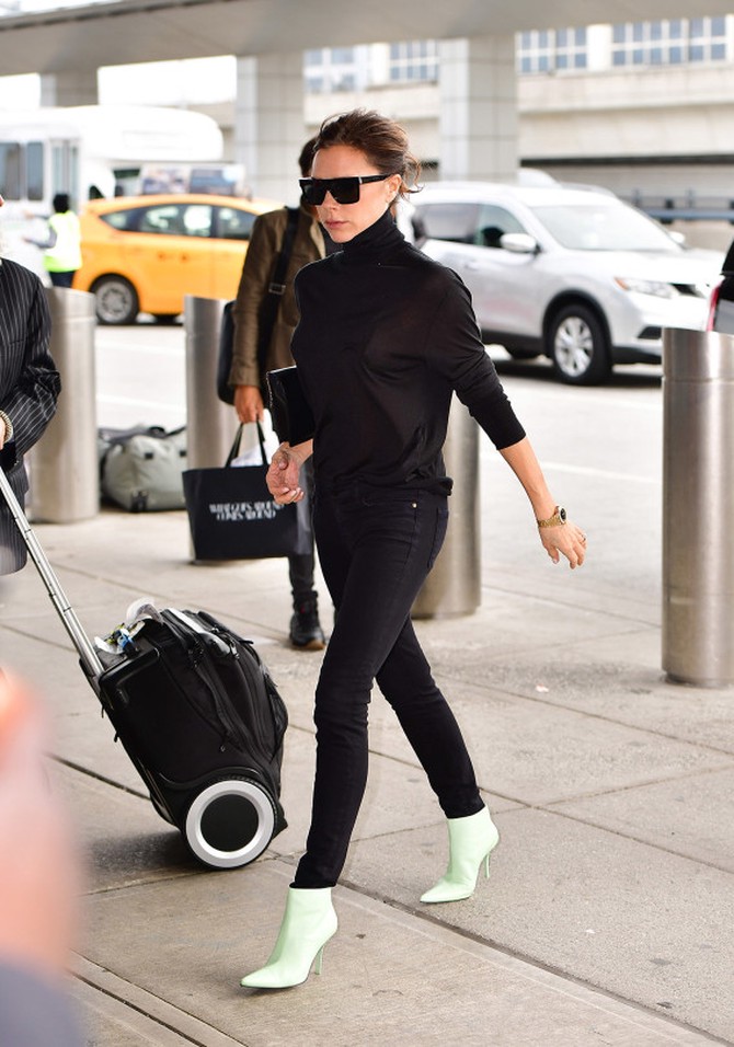 Victoria Beckham at JFK in October 2017