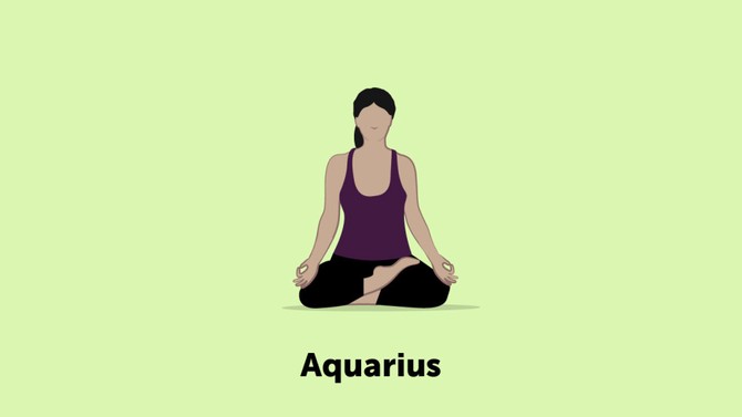 Aquarius yoga pose