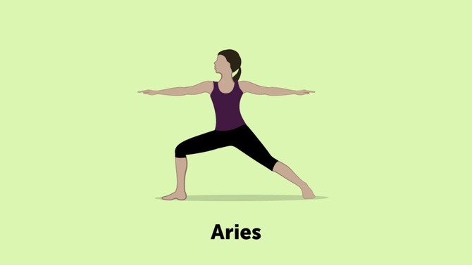 Aries yoga pose