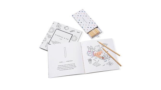 ABCs of Mindfulness and Affirmation Coloring Pencils Bundle