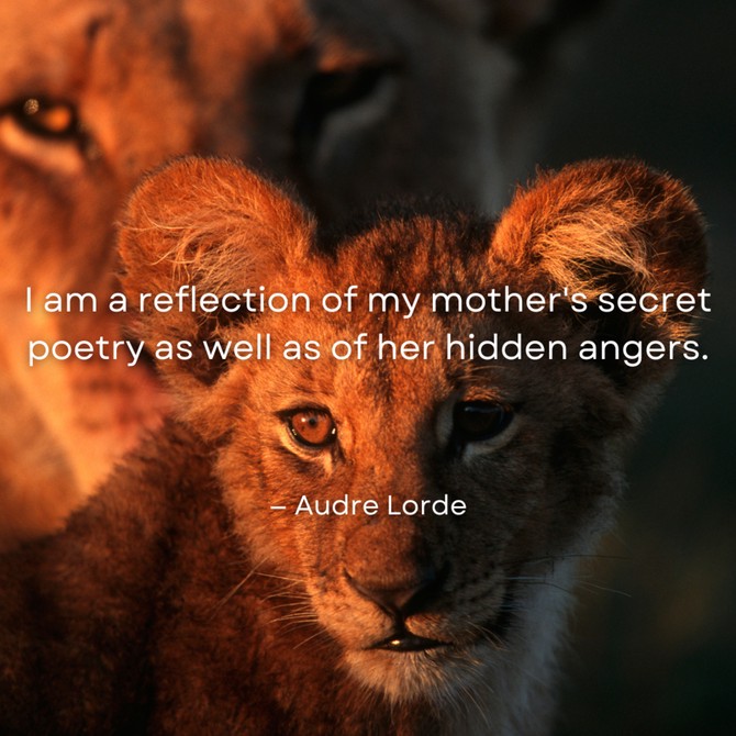 Audre Lorde Quote About Mothers