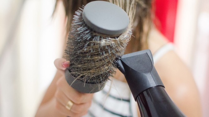 blow drying hair aging mistakes