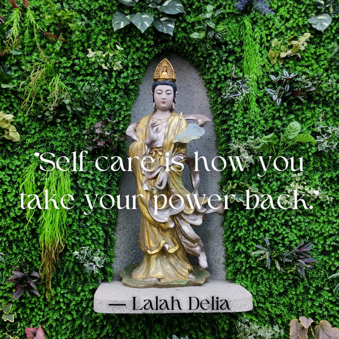 Lalah Delia Quote About Self-Care