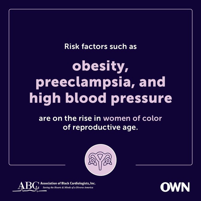 Black Maternal Health Infographic from the Association of Black Cardiologists