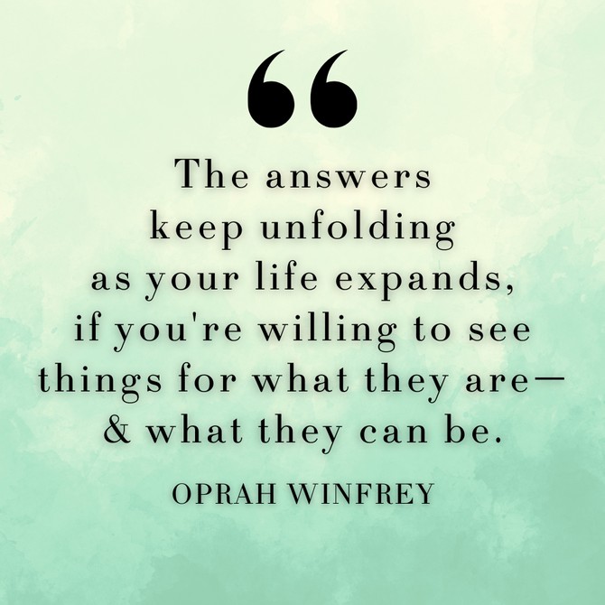 Oprah Winfrey on the power of changing your perspective