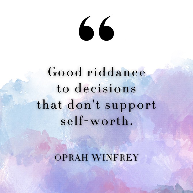 Oprah Winfrey on cutting out toxic relationships