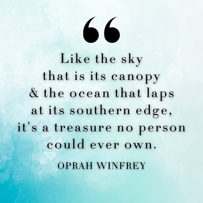 Oprah Winfrey on the value of nature