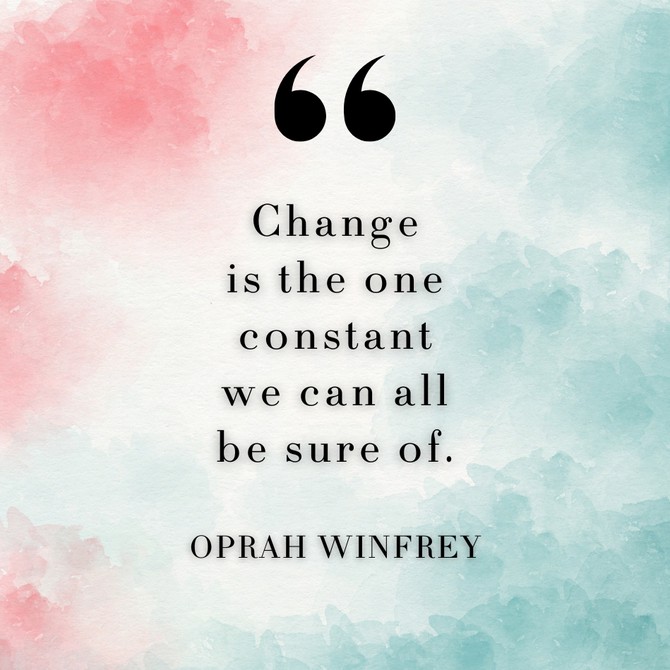 Oprah Winfrey on preparing for change