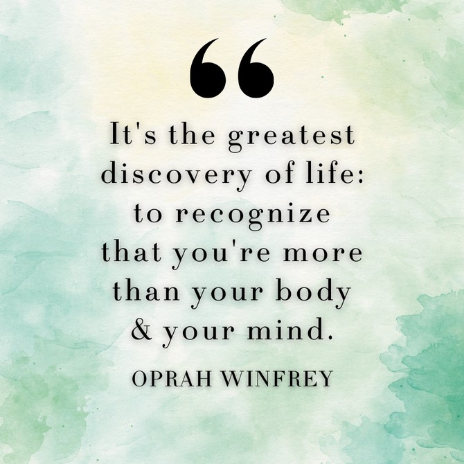 Oprah Winfrey on spirituality