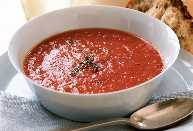 Tomato Roasted Garlic Soup
