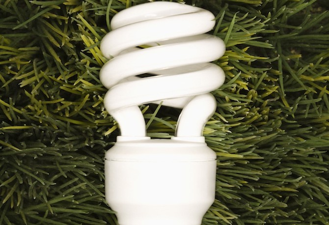 Compact flourescent lightbulb