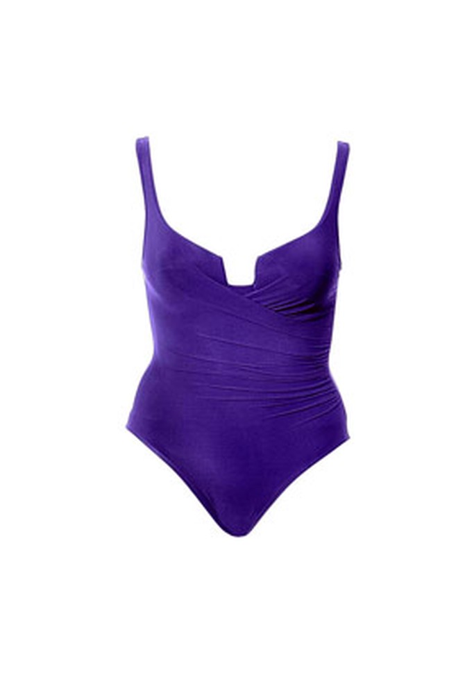 Purple Miraclesuit swimsuit