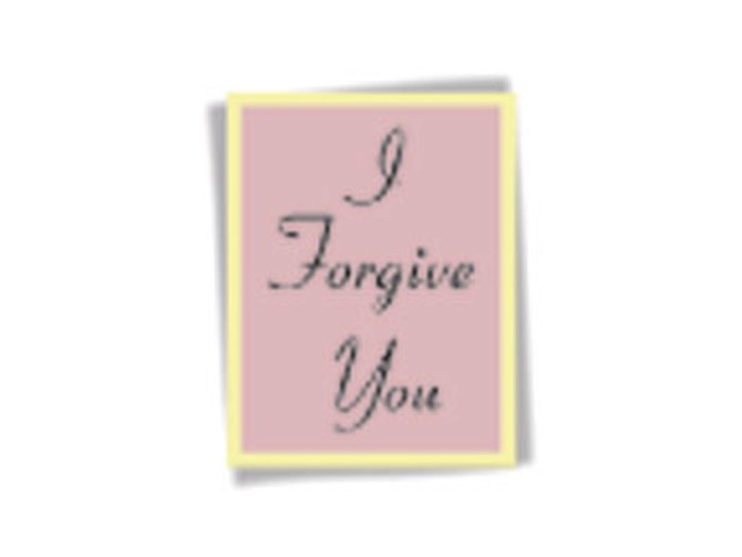Mental tip: Practice the phrase I forgive you.