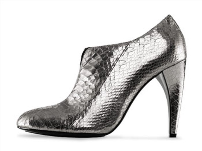 Sam Edelman silver snake boots
