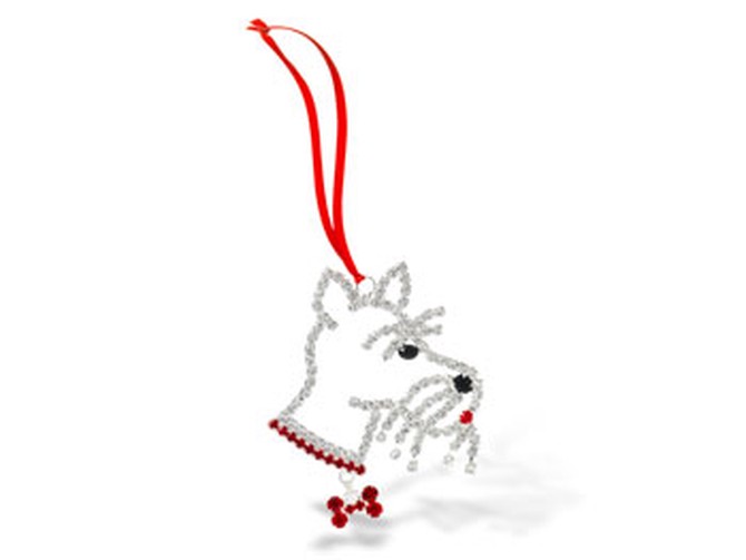 Scottie dog ornament