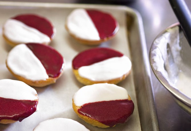 Red-and-White Cookies
