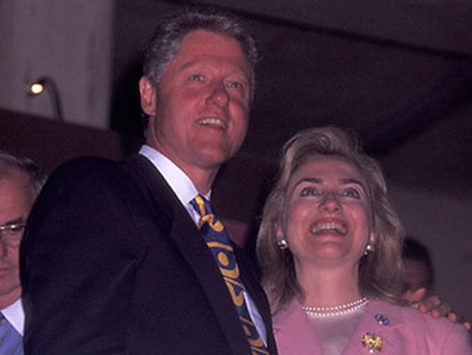Bill Clinton and Hillary Clinton