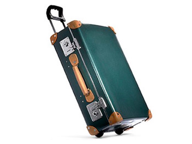 Globe-Trotter suitcase