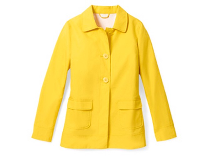 Yellow Old Navy raincoat