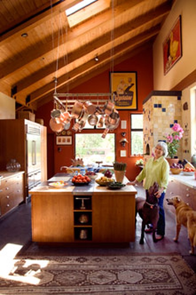 Cindy Pawlcyn's Napa Valley kitchen