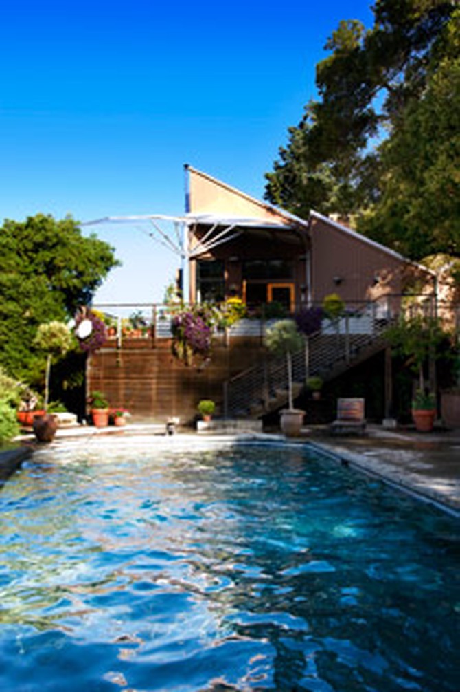 Cindy Pawlcyn's Napa Valley swimming pool