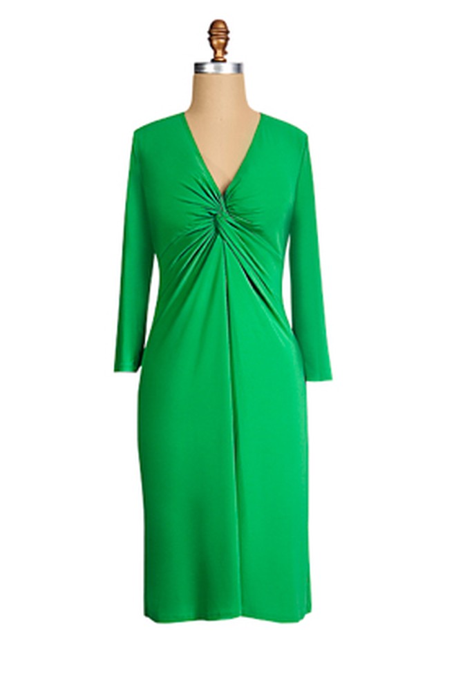 Tiana B green dress