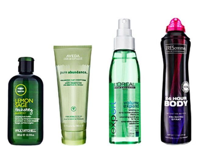 Straight summer hair products
