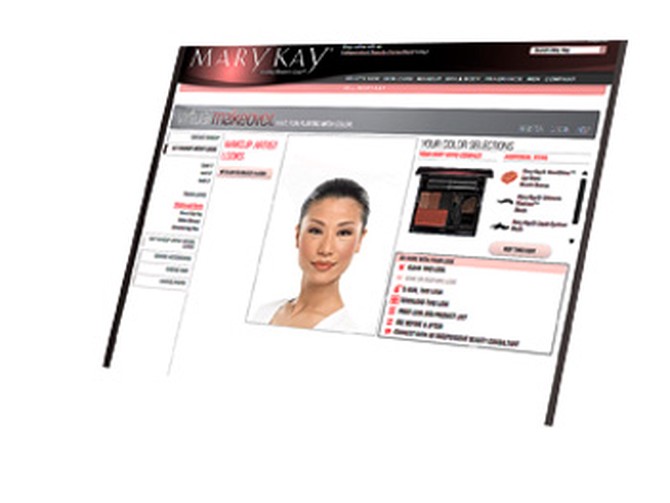 MaryKay.com virtual makeovers