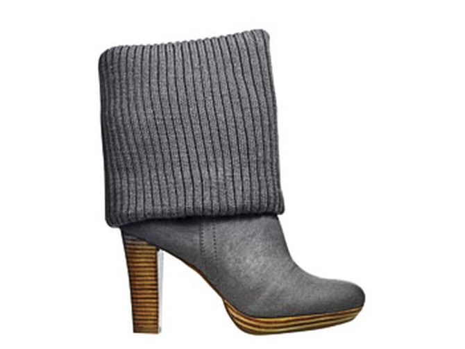 Fergalicious stacked-heel ankle boots